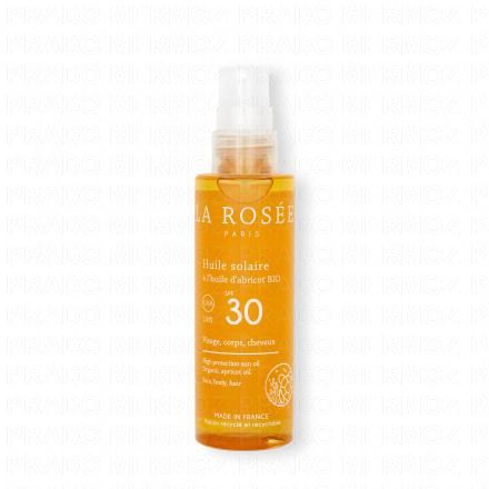 LA ROS&Eacute;E Huile Solaire SPF 30 &agrave; l'huile d'abricot BIO spray 150ml