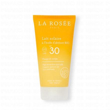 LA ROSÉE Lait Solaire SPF 30 à l'huile d'abricot BIO 150ml