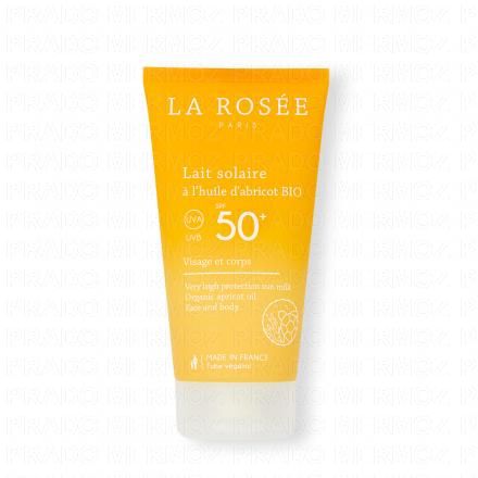 LA ROSÉE Lait Solaire SPF 50+ à l'huile d'abricot BIO tube 150ml