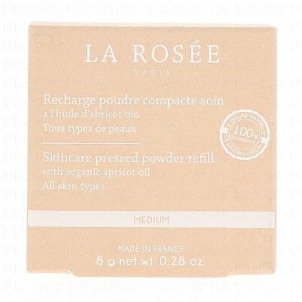 LA ROSEE Recharge Poudre Compacte Soin 8g (médium)