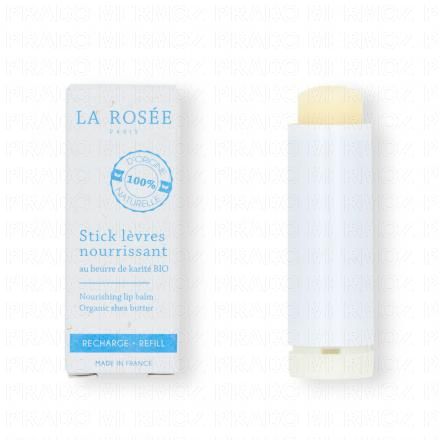 LA ROSÉE Stick lèvres nourrissant au beurre de karité BIO (recharge 4.5g)