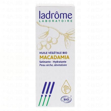 LADRÔME Huile végétale bio de Macadamia flacon 100ml