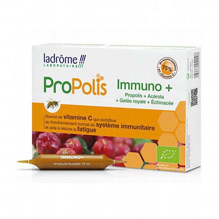 LADRÔME Propolis Immuno+ bio 20 ampoules de 10ml