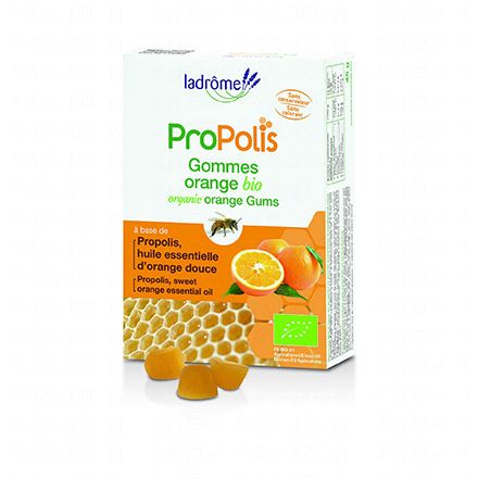 LADRÔME Propolis gommes orange bio 45g