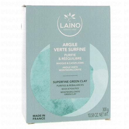 LAINO Argile verte surfine 100% naturelle boîte 300g