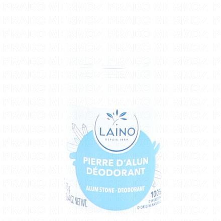 LAINO Déodorant pierre d'alun 100% naturel 75g