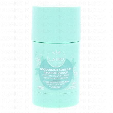 LAINO Déodorant soin 24h solide Amande douce 60g