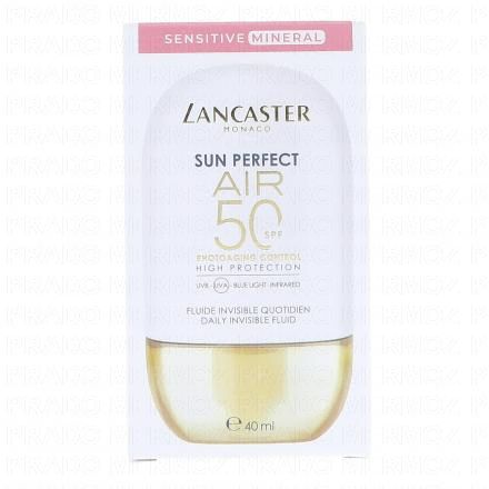 LANCASTER Sun Perfect AIR - Fluide Invisible Quotidien SPF50 Sensitive Mineral 40&nbsp;ml