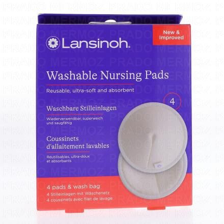 LANSINOH Coussinet lavable x4