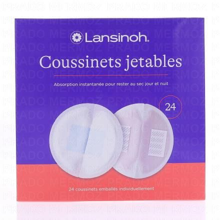 LANSINOH Coussinets d'allaitement jetables x24