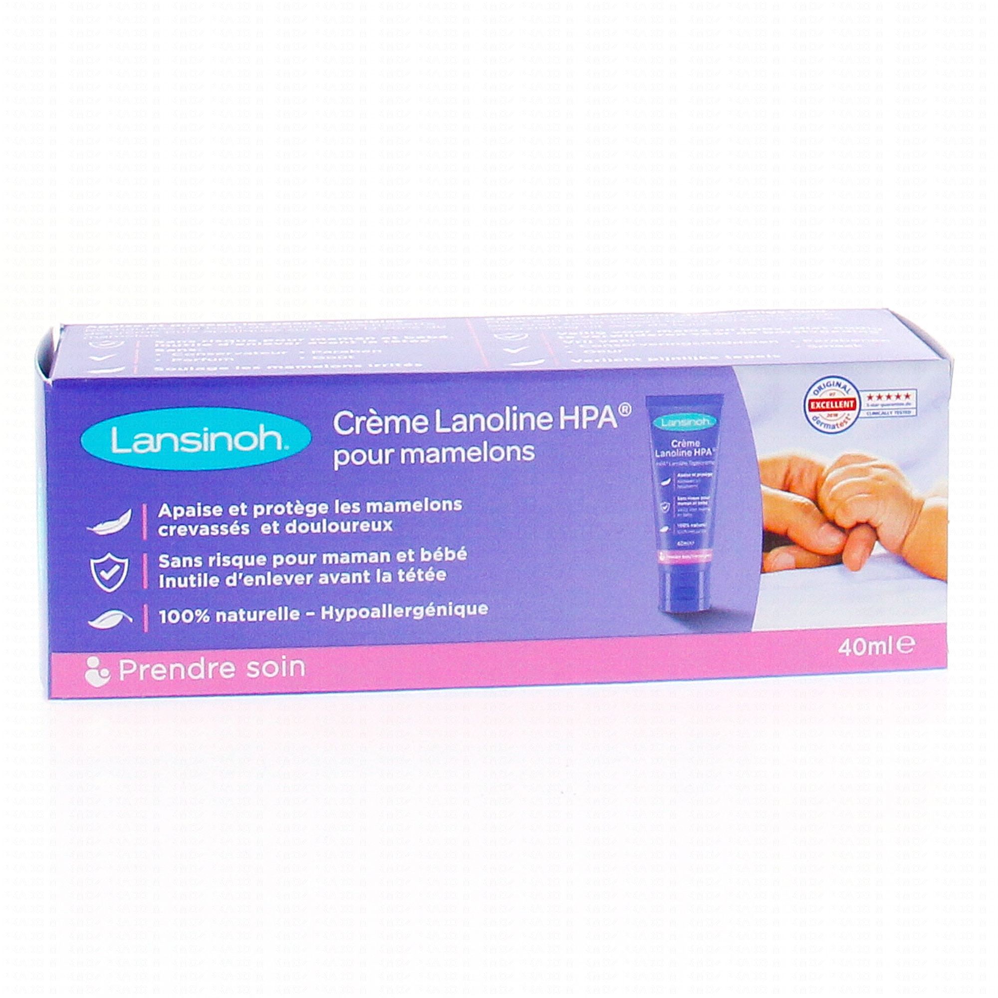 Crème Protectrice Mamelon Lansinoh pour allaitement - Crevasse mamelon