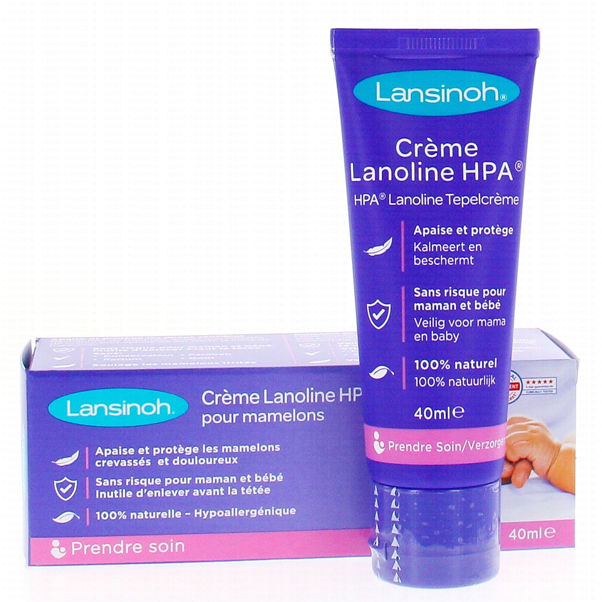 LANSINOH Crème HPA® Lanoline crème protectrice allaitement tube 40ml -  Parapharmacie Prado Mermoz
