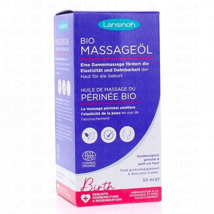 LANSINOH Huile massage périnée bio 50ml