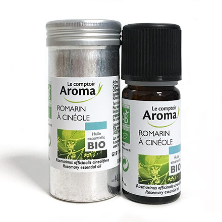 LE COMPTOIR AROMA Huile essentielle bio de romarin à cinéole flacon 10ml