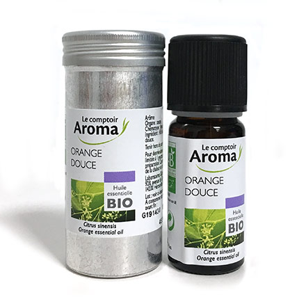 LE COMPTOIR AROMA Huile essentielle bio orange douce flacon 10ml