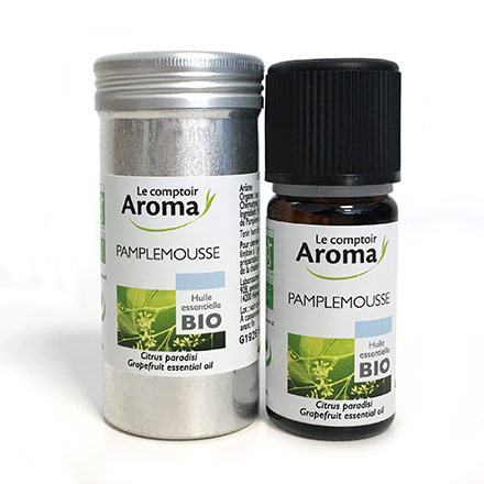 LE COMPTOIR AROMA Huile essentielle bio pamplemousse flacon 10ml