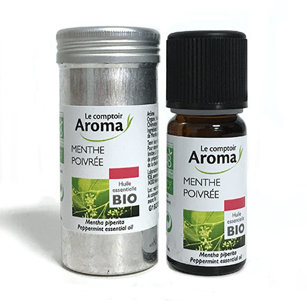 LE COMPTOIR AROMA Huile essentielle de menthe poivrée bio flacon 10ml