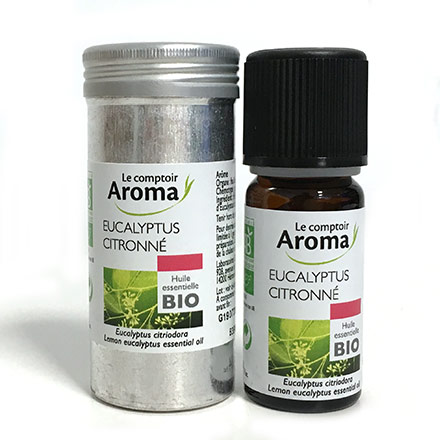 LE COMPTOIR AROMA Huile essentielle eucalyptus citriodora bio flacon 10ml