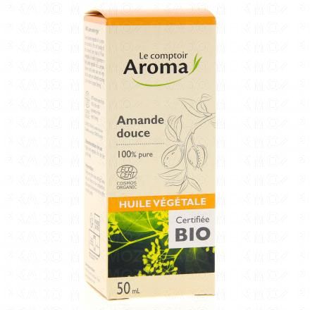 LE COMPTOIR AROMA Huile végétale d'Amande douce bio 50ml