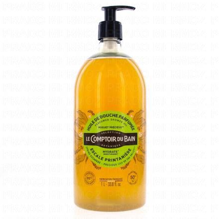 LE COMPTOIR DU BAIN Huile de Douche Parfumée Escale Printanière 1L