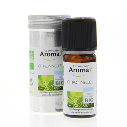 LE COMPTOIR AROMA Huile essentielle de citronnelle bio flacon 10ml