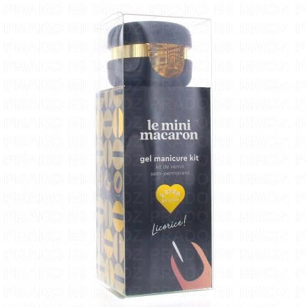 LE MINI MACARON Kit de vernis semi-permanent (licorice)