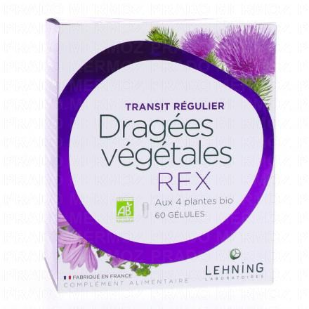 LEHNING Dragées végétales rex x60 gélules