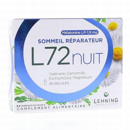 L72 Nuit Sommeil réparateur x30 gélules 3