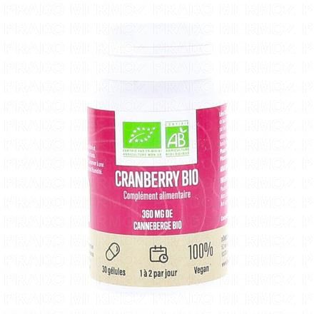 LERO Cranberry bio Canneberge 360mg x30 gélules