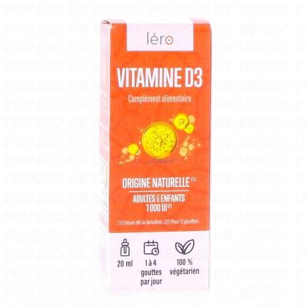 LERO Vitamine D3 1000UI 20ml