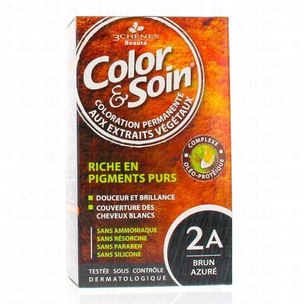 LES 3 CHÊNES Beauté Color & Soin Coloration permanente aux extraits végétaux teinte 2A