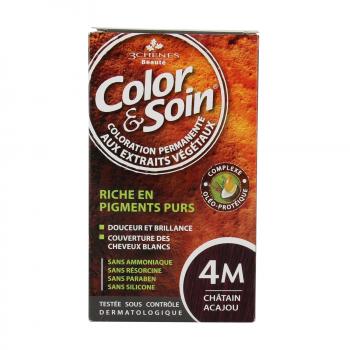 LES 3 CHÊNES Color & soin n°4M châtain acajou