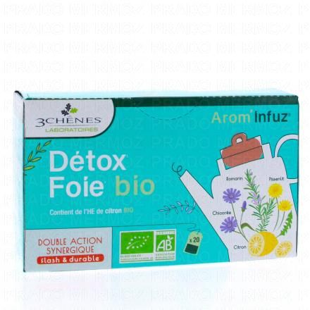 LES 3 CHENES Arom’Infuz - Detox Foie Tisane bio x20sachets