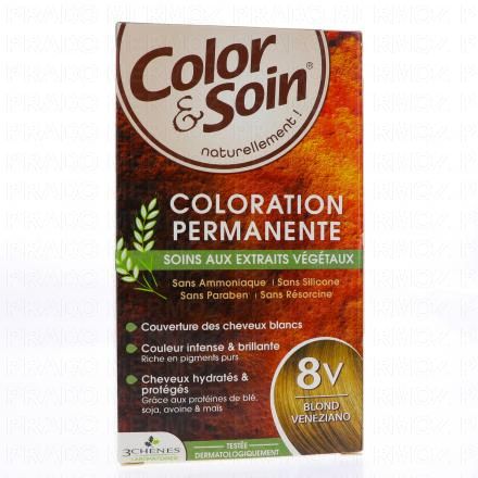 LES 3 CHÊNES Color & soin n°8V blond veneziano 2