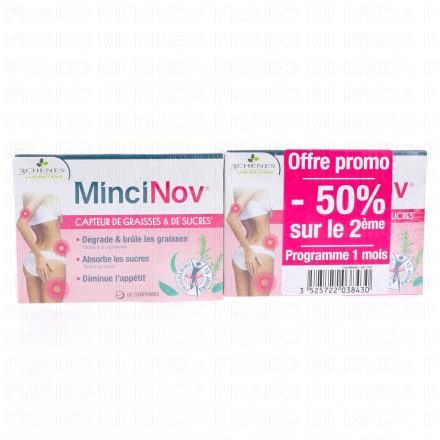 LES 3 CHÊNES MinciNov - Total minceur 5en1 (60 comprimés)