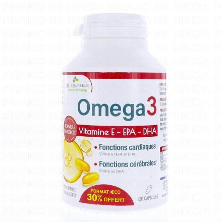 LES 3 CHENES Oméga 3 - vitamine E - EPA - DHA x120 capsules