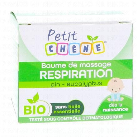 LES 3 CHENES Petit Chêne - Baume de Massage Respiration Bio 40 ml