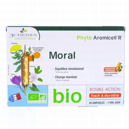 LES 3 CHENES Phtyo Aromicell'R - Moral Bio x20 Ampoules