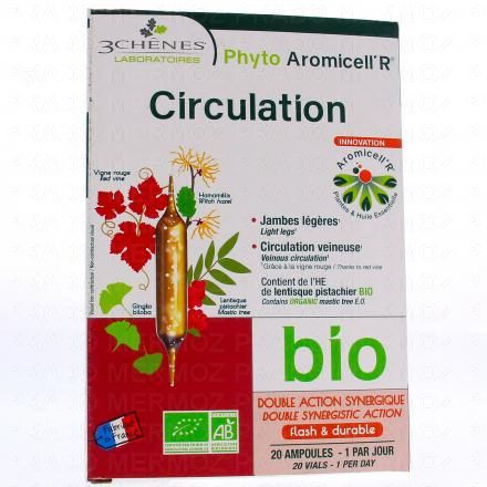 LES 3 CHENES Phyto Aromicell'R Circulation (20 ampoules)