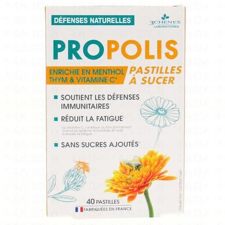 LES 3 CHÊNES Propolis pastilles x 40