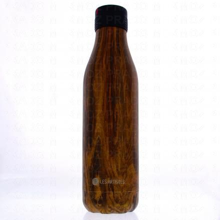 LES ARTISTES Bouteille isotherme 500ml (bois)