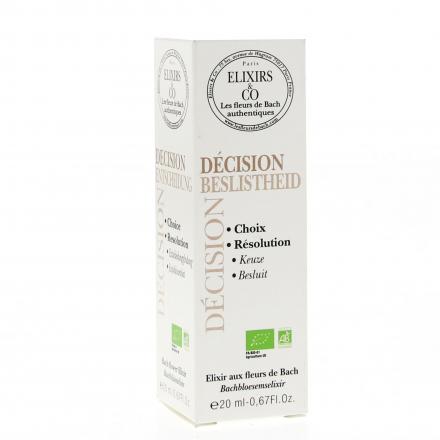 ELIXIRS & CO Les fleurs de bach Décision flacon 20ml