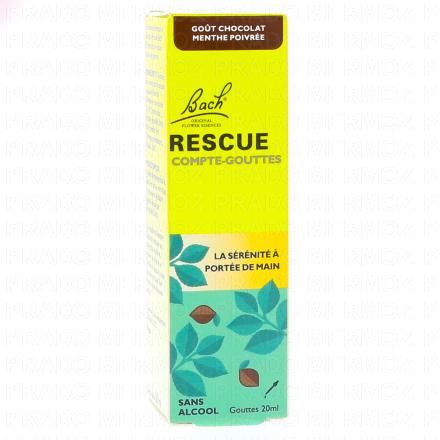 LES FLEURS DE BACH Rescue - Compte-gouttes Menthe Chocolat 20ml
