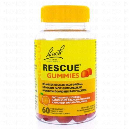 LES FLEURS DE BACH Rescue - Gummies gout orange x60