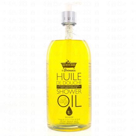 LES PETITS BAINS DE PROVENCE Huile de doucheàl'huile amande douce 1L