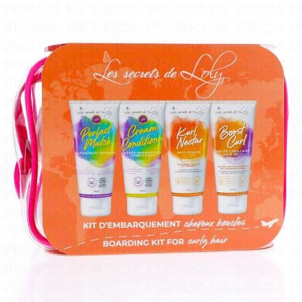 LES SECRETS DE LOLY Trousse de voyage cheveux boucl&eacute;s