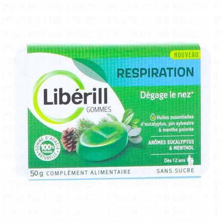 LIBERILL Respiration - Gommes sans sucre 50g