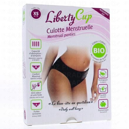 LIBERTY CUP Culotte menstruelle en coton bio (taille xs)