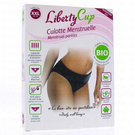 LIBERTY CUP Culotte menstruelle en coton bio (taille xxl)