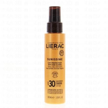LIERAC Sunissime Lait Protecteur Energisant Anti-âge Global SPF30 (100ml)